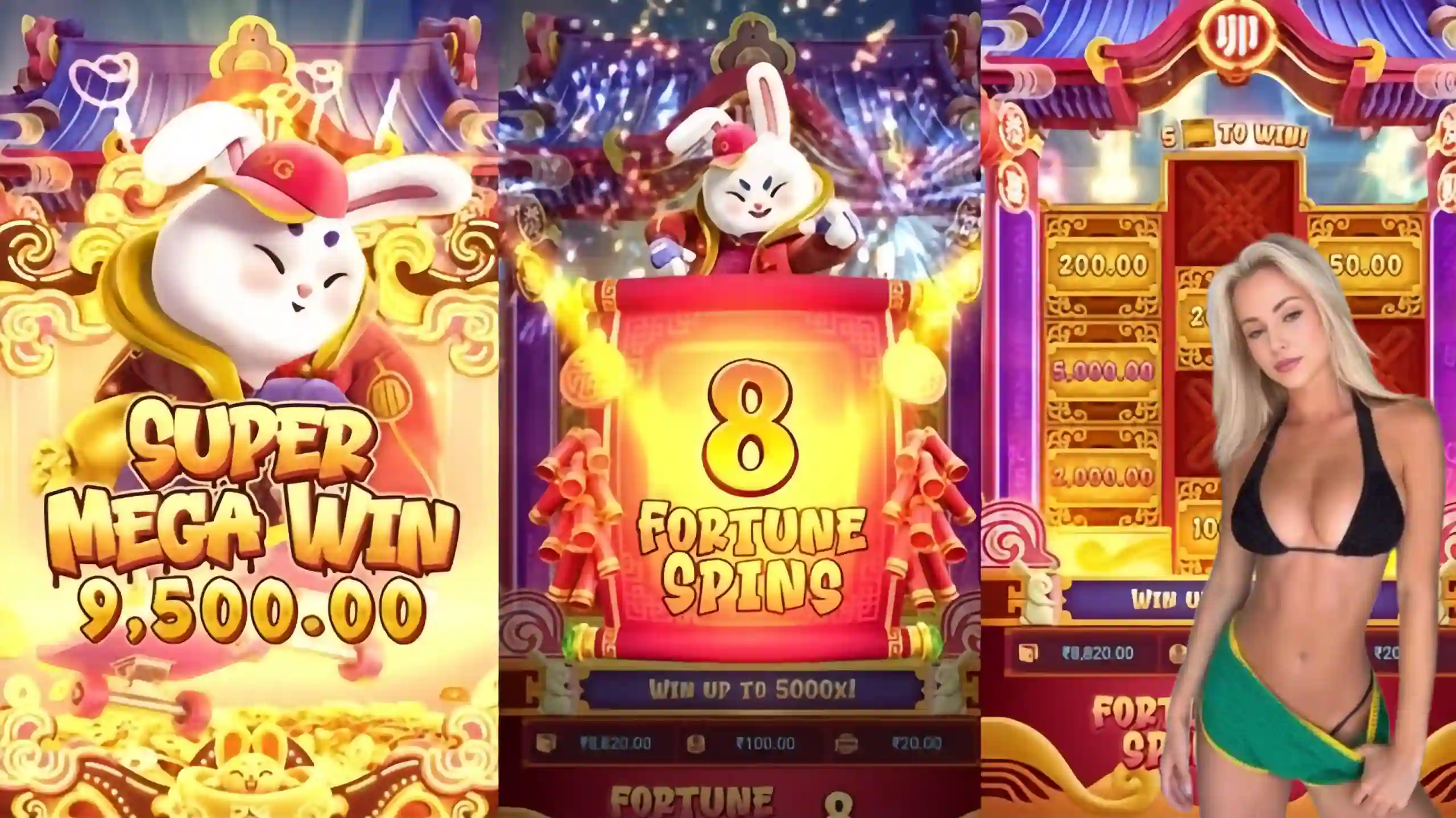 Wild Expansivo Fortune Rabbit 5mpg - Coelho Dourado que Expande